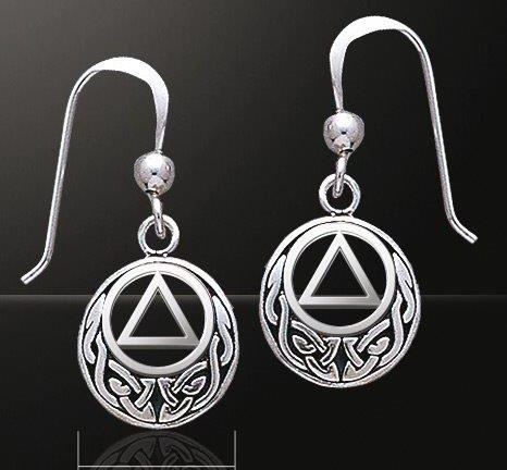 Celtic AA Symbol Earrings